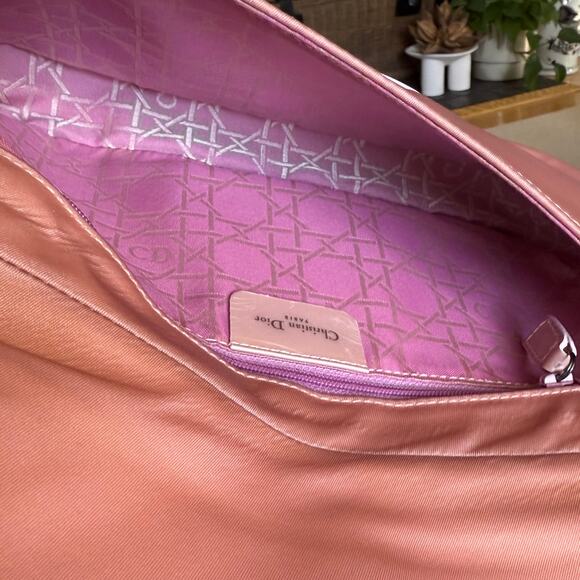Galliano Christian Dior Maris Pearl Shoulder Bag Pink Blush Y2K Carrie Bradshaw - Picture 6 of 11